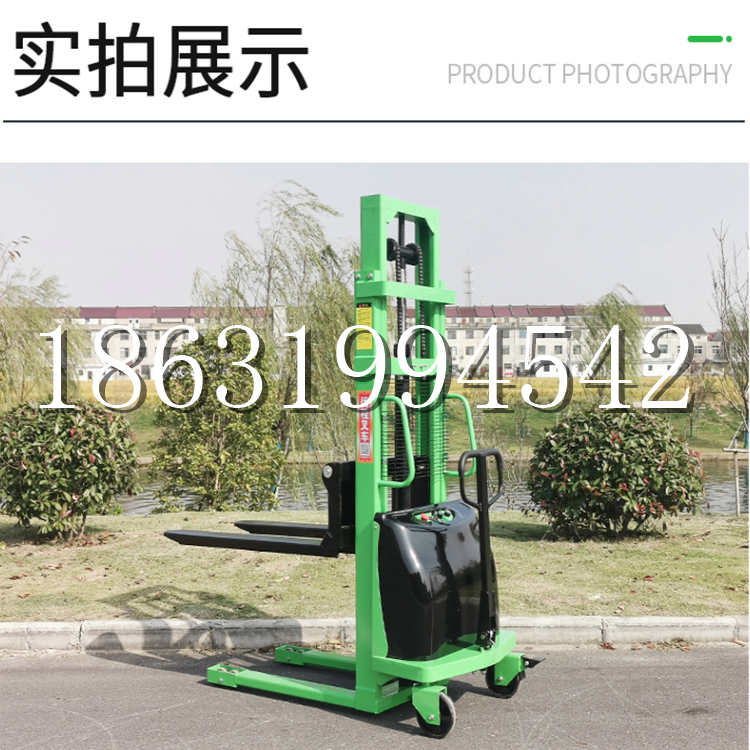 雁塔区电动叉车堆高车液压铲车电瓶1吨2吨站驾步行式小型全自动叉车
